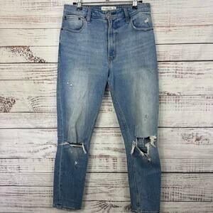 Abercrombie & Fitch jeans  The skinny High rise size 27 ripped‎ curve love jeans